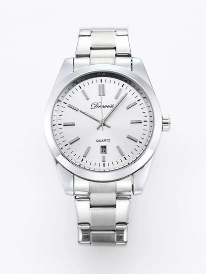 ChronoSteel – Herren-Quarzuhr aus Edelstahl mit Datumsanzeige