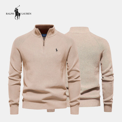 R&L Herren-Pullover mit Reißverschluss (RABATT)
